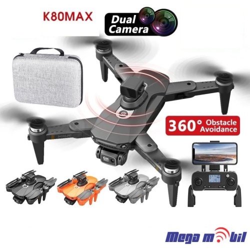 Drone K80 Max 4K Dual Camera GPS  