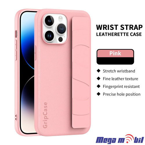 Futrola iPhone 14 Pro Max Grip pink