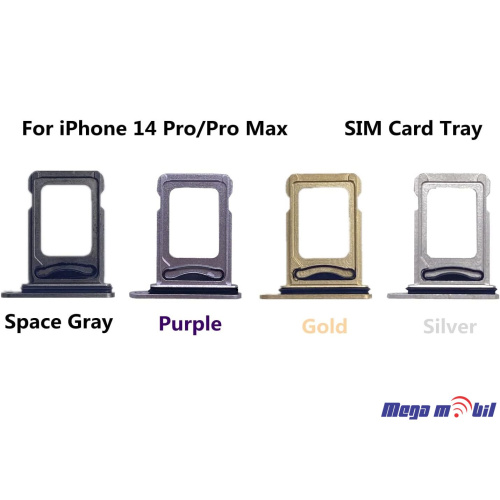 Drzac za Sim iPhone 14 Pro/ 14 Pro Max purple