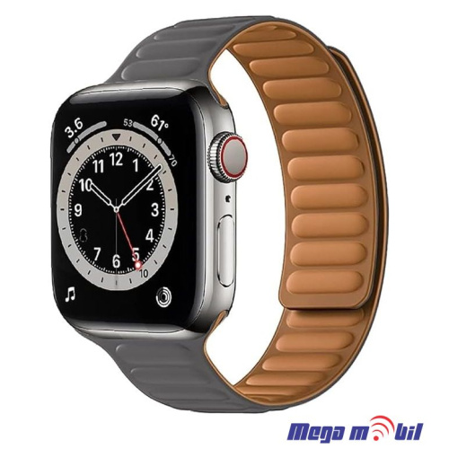 Remce za Smart Watch Apple Magnetic Silicon 42/44mm grey