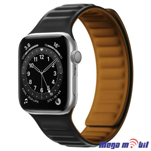 Remce za Smart Watch Apple Magnetic Silicon 42/44mm black