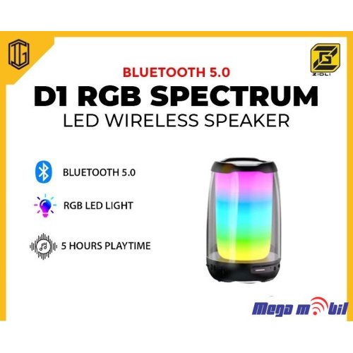 Zvucnik Bluetooth ZIDLI D1 Black