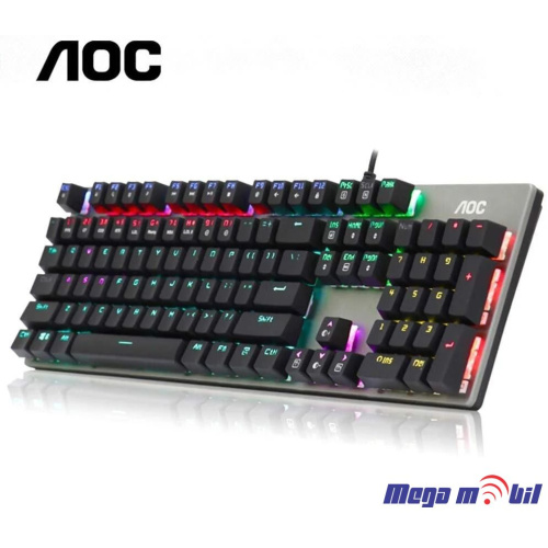 Tastatura za kompjuter AOC GK410 USB Mechanical Plastick panel