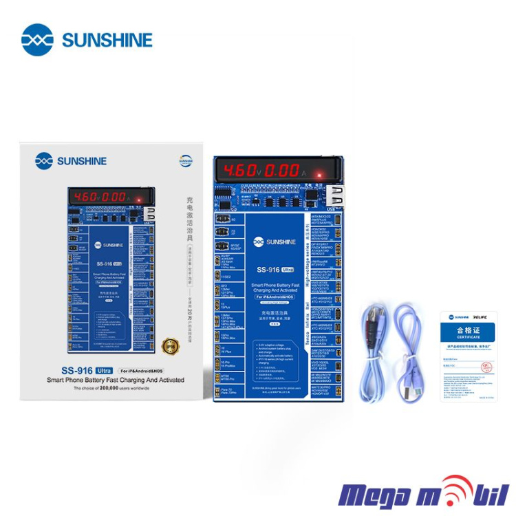 Tester za baterii iPhone + Android All in one SS916 Ultra