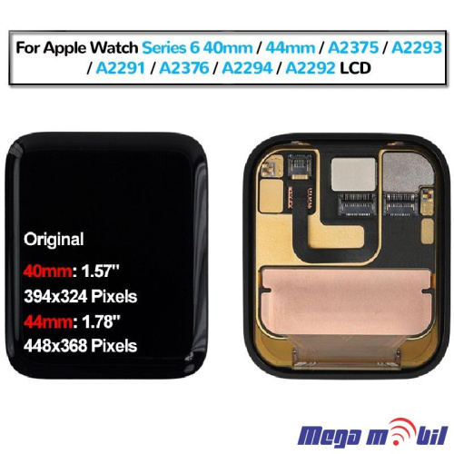 Ekran Apple Watch 6 40mm A2375