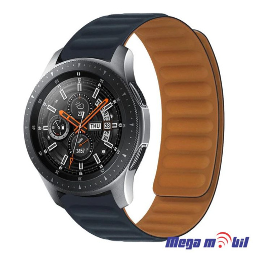 Remce za Smart Watch Magnetic Leather 22mm black