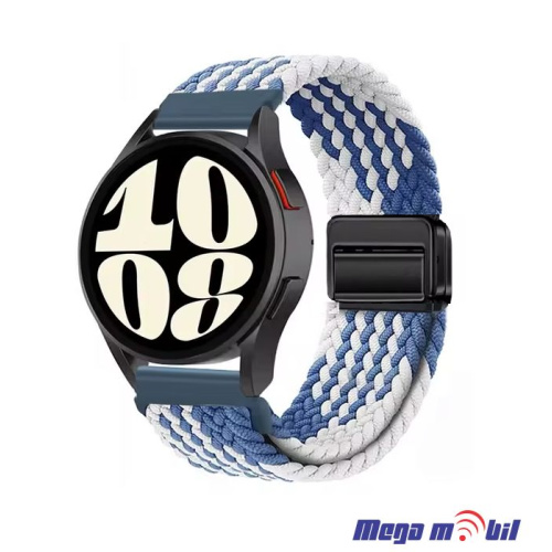 Remce za Smart Watch Nylon 20mm blue/white