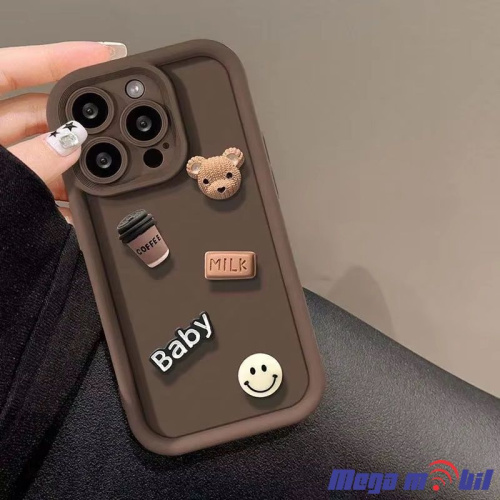 Futrola iPhone 15 Pro Max Teddy Fashion brown