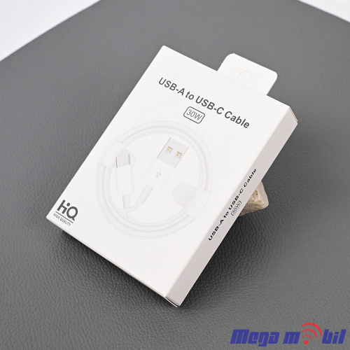 Data Kabel Type C L 3G 2.4A 1m FAST White