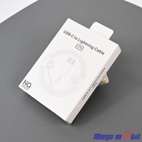 Data Kabel iPhone PD L 3G 27W 1m FAST White