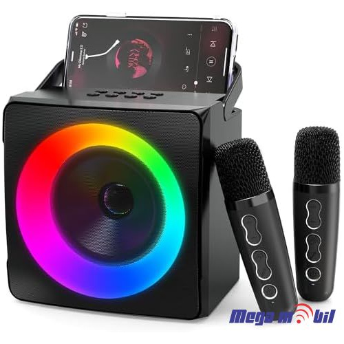 Zvucnik Bluetooth Karaoke MS7 so 2 mikrofona