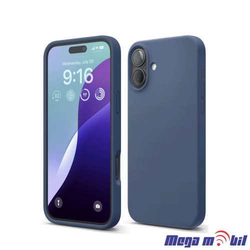 Futrola iPhone 16 Plus Pudding MAT dark blue