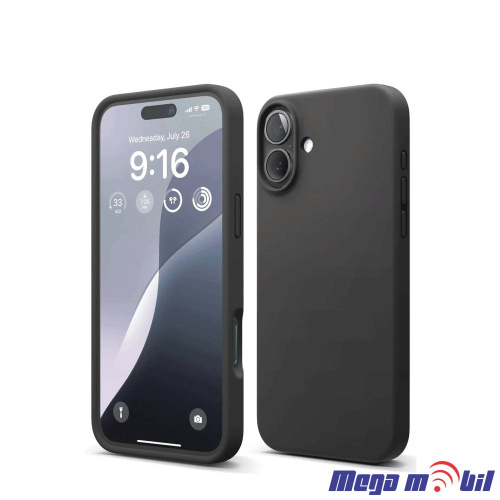 Futrola iPhone 16 Silicon Color black