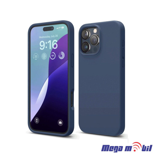 Futrola iPhone 16 Silicon Color dark blue