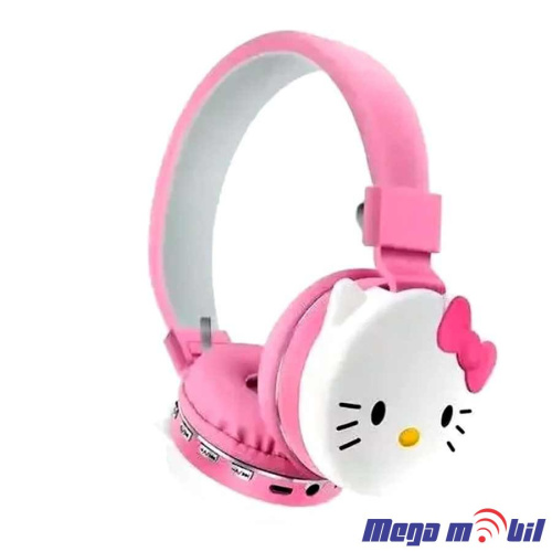 Slusalki Bluetooth Hello Kitty AH-806D pink