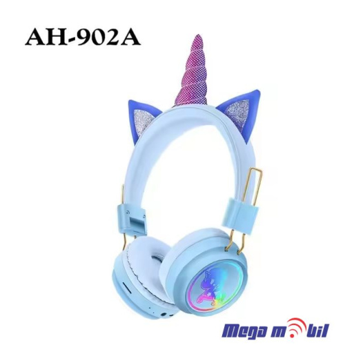 Slusalki Bluetooth Unicorn AH-902A blue