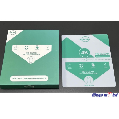 Hidrogel screen protector Kuvns HD Clear 18 x 12 cm 10kom