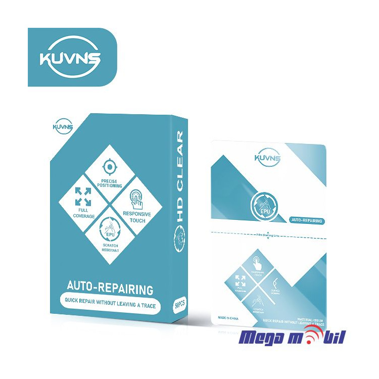 Hidrogel screen protector Kuvns EPU Self Repair 18 x 12 cm 10kom