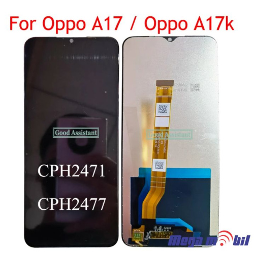 Ekran OPPO A17/A57/A77 black