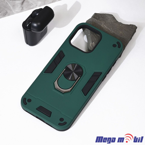 Futrola iPhone 15 Pro Hard Ring dark green