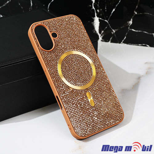 Futrola iPhone 16 Plus Magsafe Glam gold