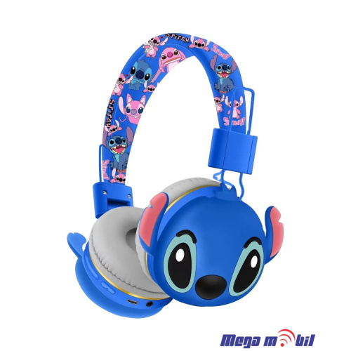 Slusalki Bluetooth Stitch AH-906 blue