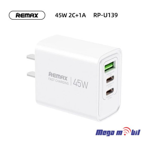 Polnac 220V REMAX Kiddy 45W PD+QC RP-U139