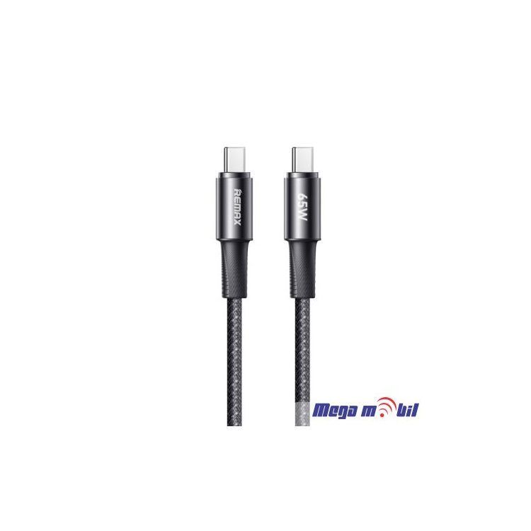 Data Kabel Type C PD REMAX Velocity CB23 65W 1.2m Fast black