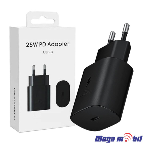 Polnac 220V Samsung 25W PD Fast black NT-TC156
