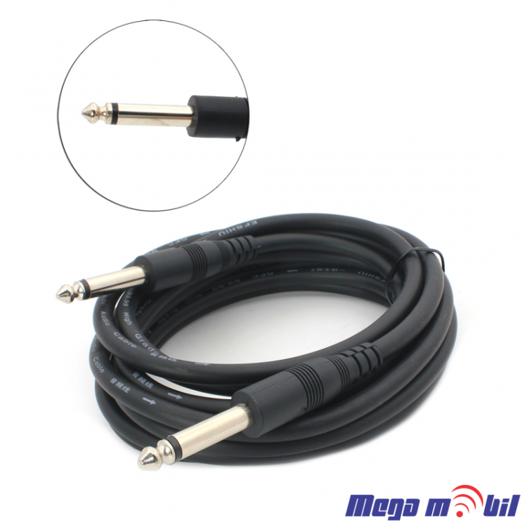 Kabel audio 6.3mm JWD-AU19 3m