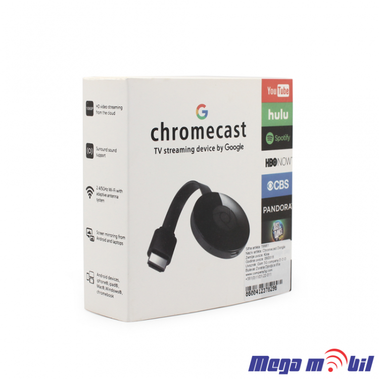 Smart box chromecast Dongle
