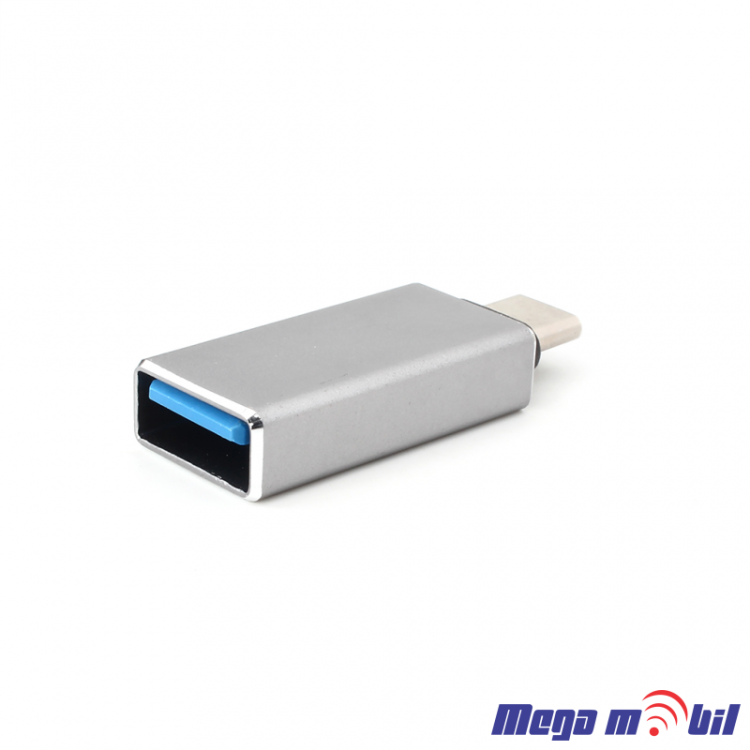 Adapter USB 3.0 F na TYPE C M JWD-AD76 black