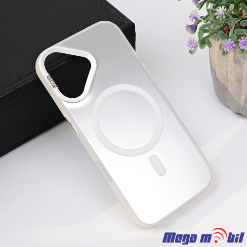 Futrola iPhone 16 Plus Magsafe Clear silver
