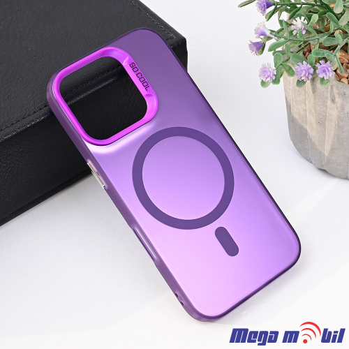 Futrola iPhone 16 Pro Max Magsafe Clear purple