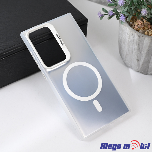 Futrola Samsung S25 Ultra Magsafe Clear silver