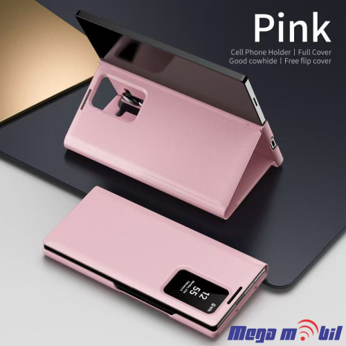 Futrola Samsung S25 Ultra Smart View Wallet pink