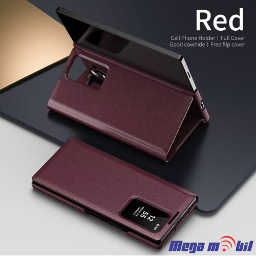 Futrola Samsung S25 Ultra Smart View Wallet dark red