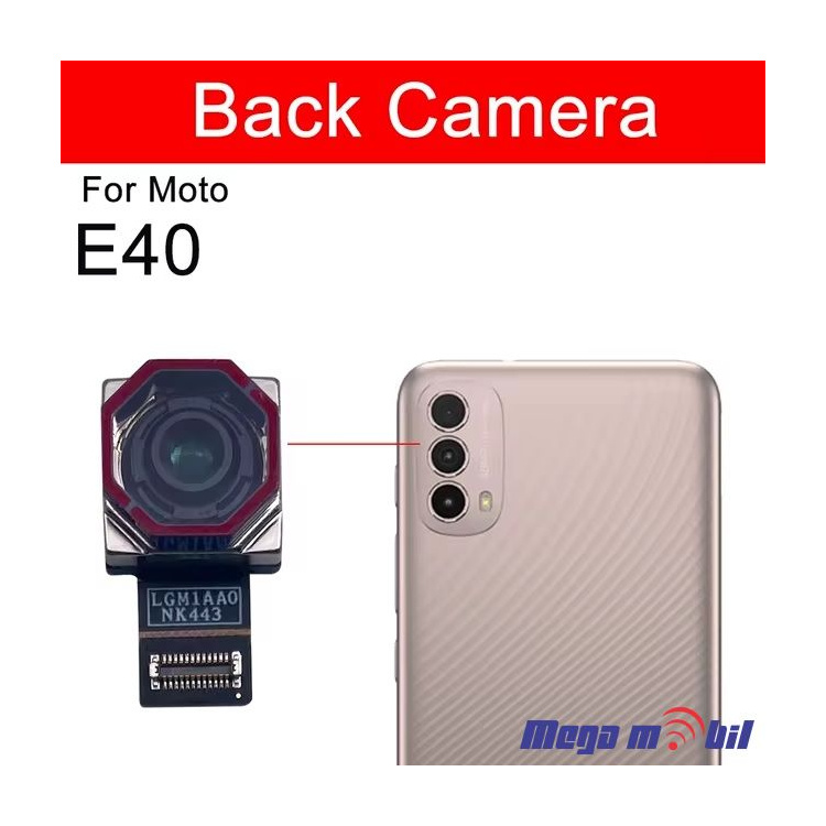 Kamera Motorola Moto E40 zadna