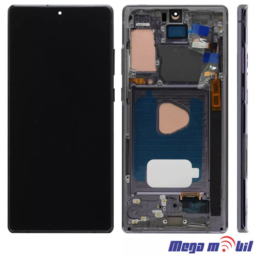 Ekran Samsung N980F Note 20 komplet Black SOFT OLED