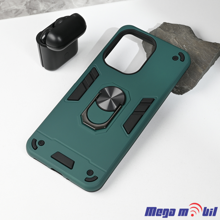 Futrola Huawei Honor 400 Lite Hard Ring dark green