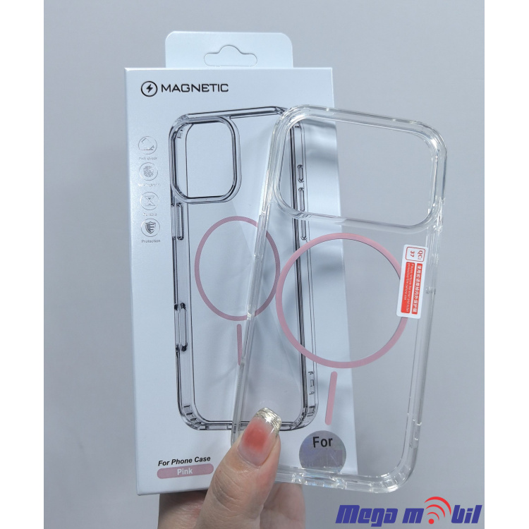 Futrola iPhone 13/14 Magsafe Ring rose