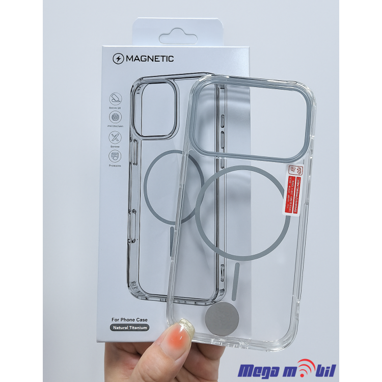 Futrola iPhone 13/14 Magsafe Ring grey