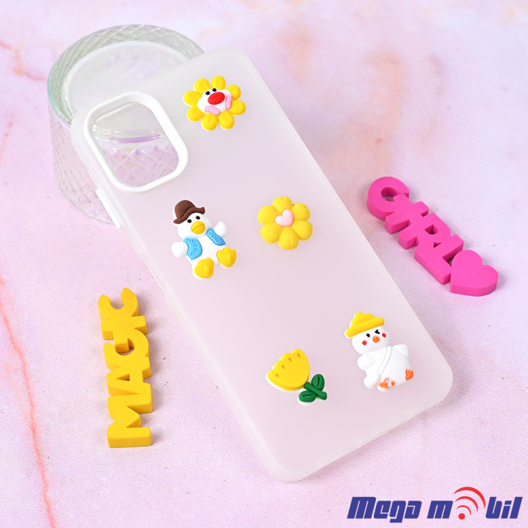 Futrola Samsung A06/ A065F Cute white