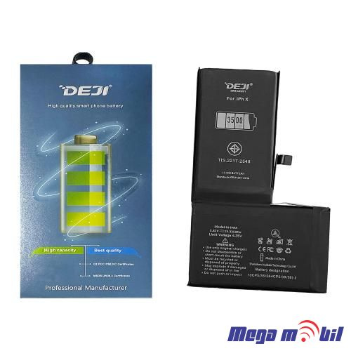 Baterija iPhone X Deji (3500mAh)