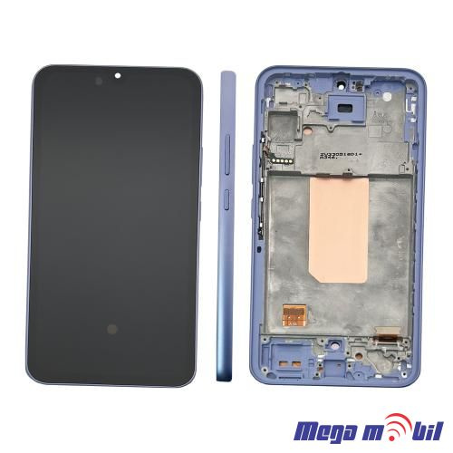 Ekran Samsung A346B/ A34 5G komplet SO RAMKA violet full org SH