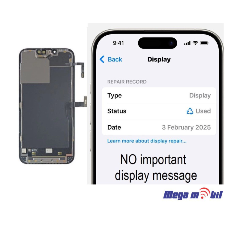 Ekran iPhone 15 Pro full org SH (NO unknown part)
