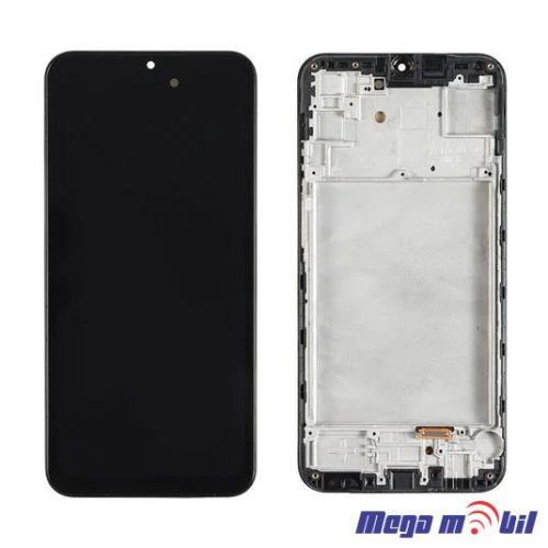 Ekran Samsung A156B/ A15 5G/ A155F A15 4G SO RAMKA black full org SH