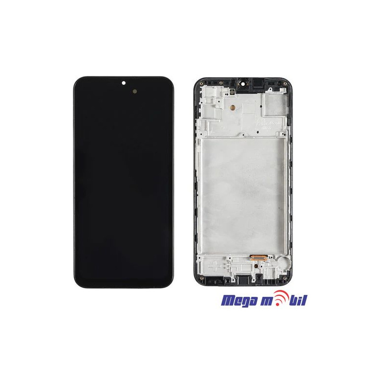 Ekran Samsung A156B/ A15 5G/ A155F A15 4G SO RAMKA black full org SH