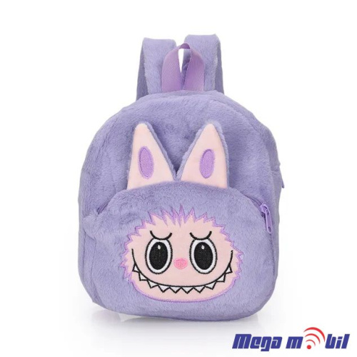 Labubu Big Head Ranec purple