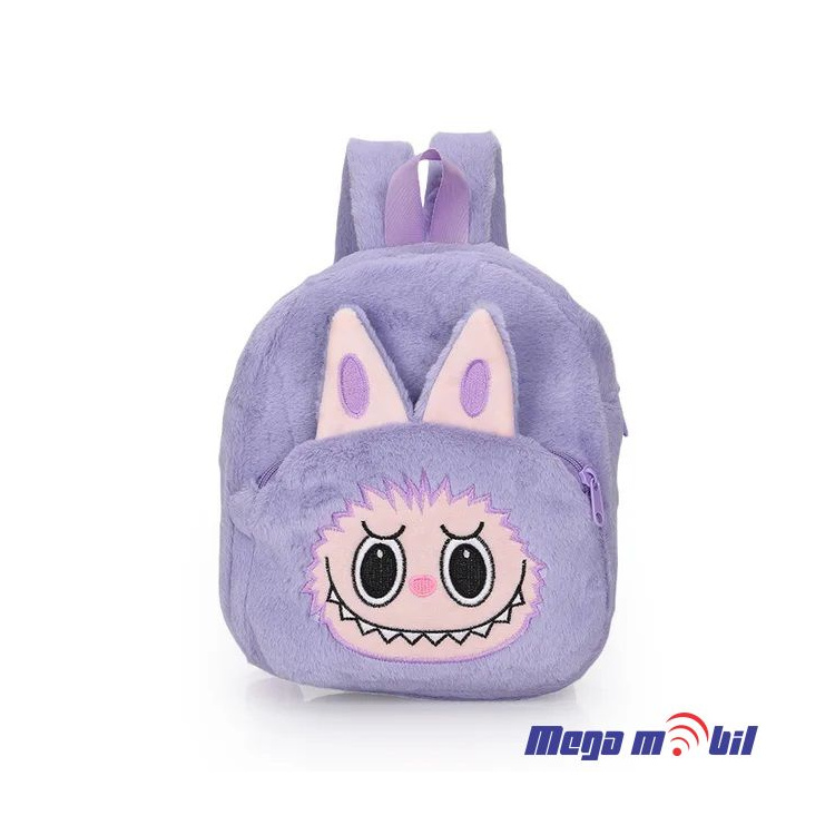 Labubu Big Head Ranec purple